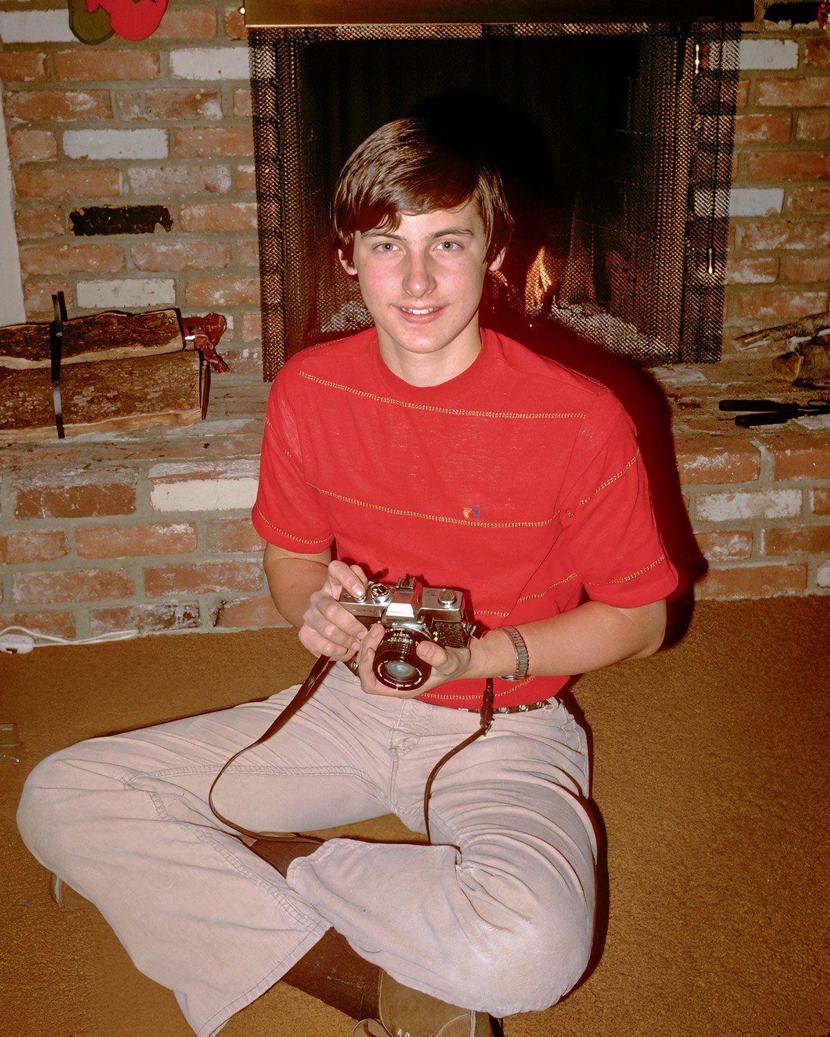 Norbert with his first camera